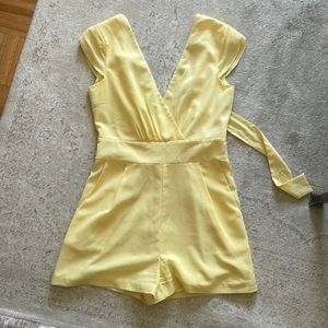 Bebe yellow romper